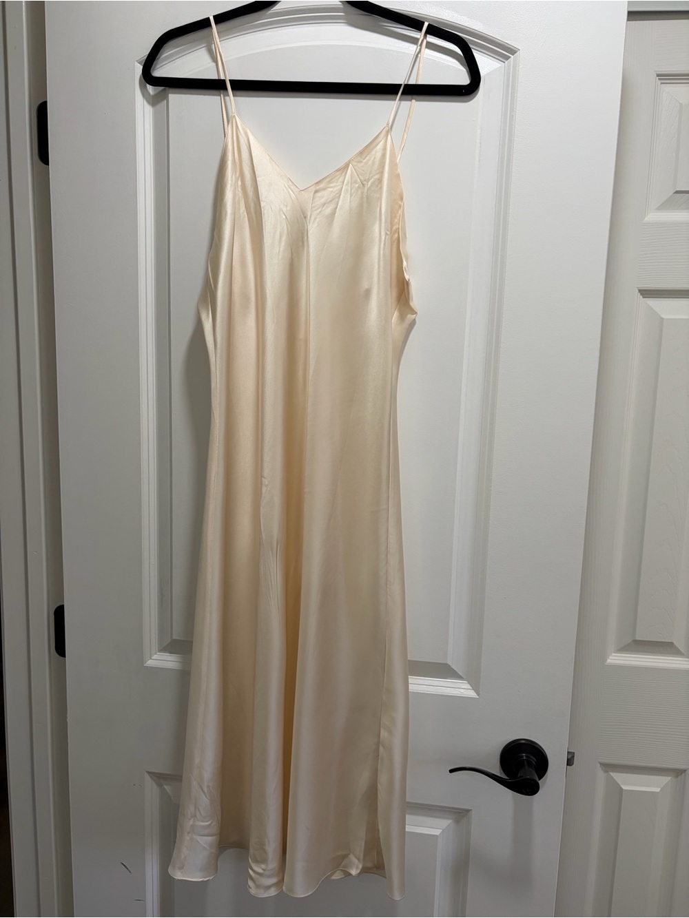 Victoria's Secret Vintage Liquid Silk V-Neck Maxi Slip Dress Large